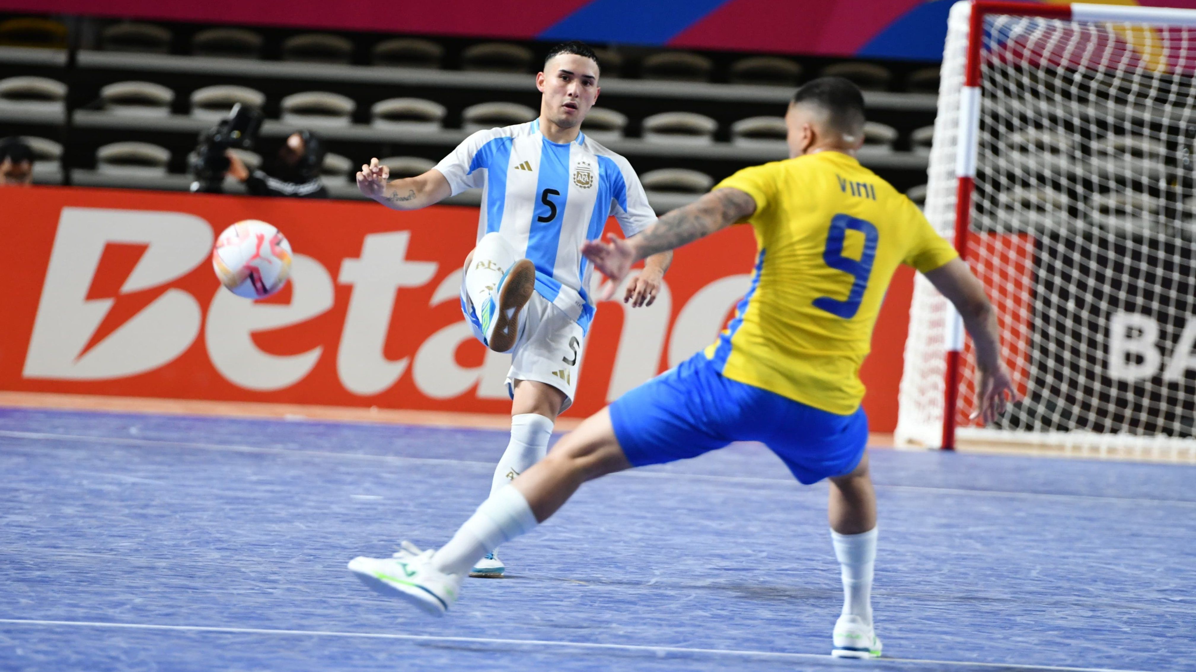 Argentina venceu o Brasil na semifinal por 2 a 0