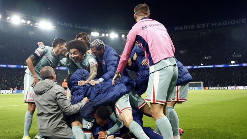 Atlético de Madrid venceu o PSG com gol no final da partida