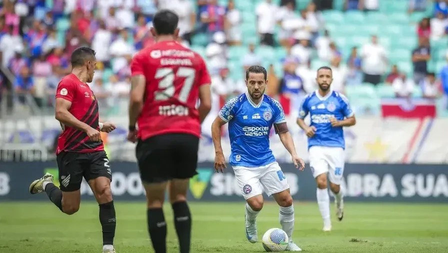 Bahia e Athletico-PR ficaram no 1 a 1 na Fonte Nova
