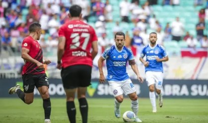 Bahia e Athletico-PR ficaram no 1 a 1 na Fonte Nova