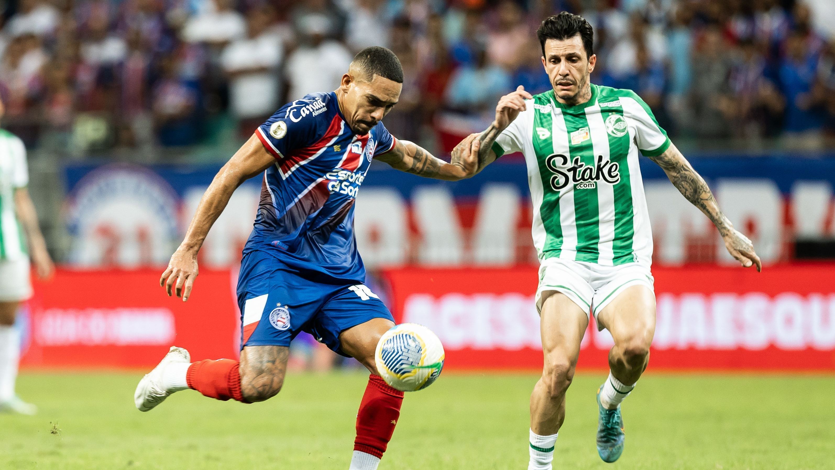 Lance de Bahia x Juventude pelo primeiro turno do Brasileirão