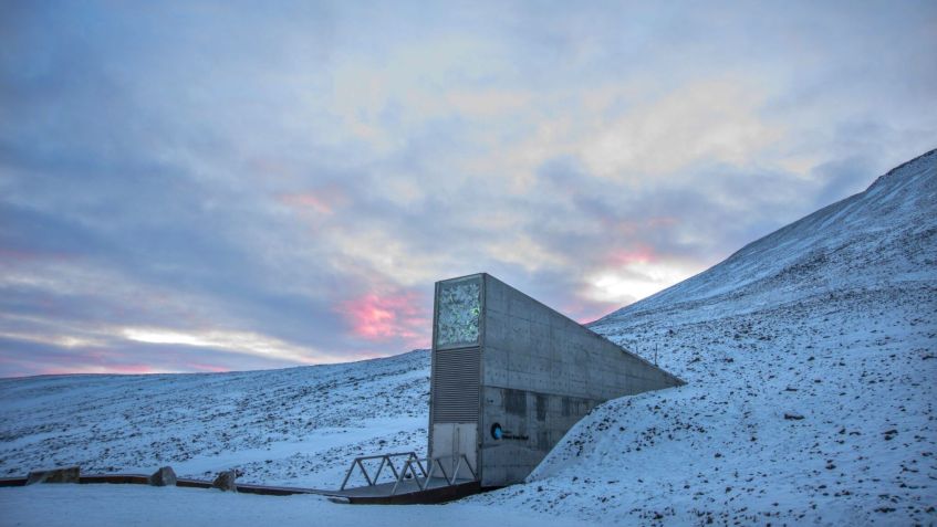 O Banco Mundial de Sementes fica localizado no arquipélago de Svalbard, na Noruega • Svalbard Global Seed Vault