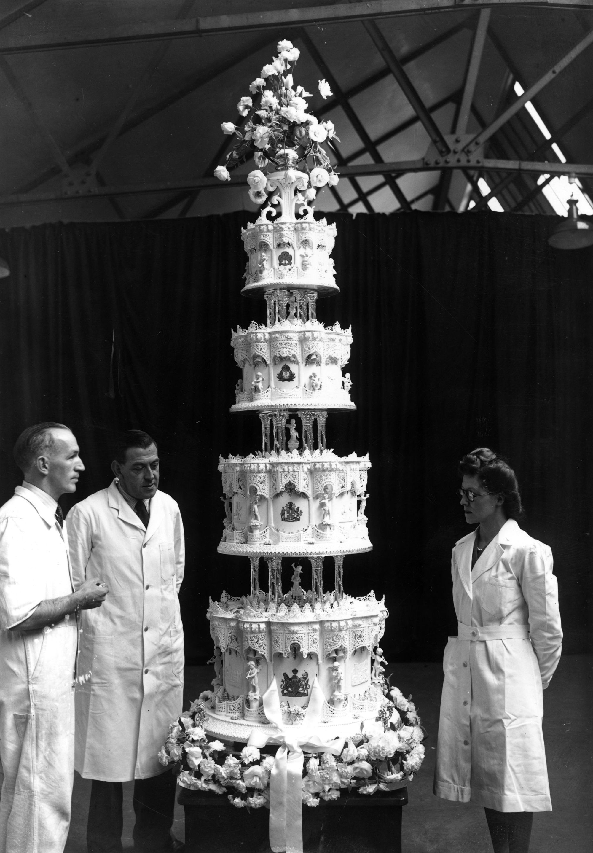 bolo de casamento rainha elizabeth e príncipe philip