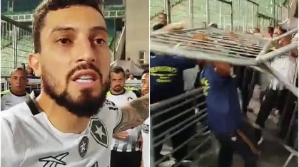 Jogadores de Botafogo e Atlético-MG discutiram após empate no Independência