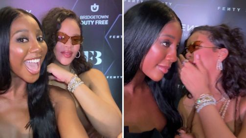 Camilla de Lucas mostra fotos de novo encontro com Rihanna
