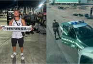 Caravanas do Atlético-MG são paradas novamente pela polícia argentina
