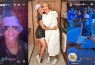 Carla Perez comemora aniversário em show de Ivete Sangalo: "Curtindo"