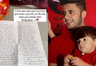 Carta de Cristiano Araújo narrava momentos de pai e filho; leia na íntegra