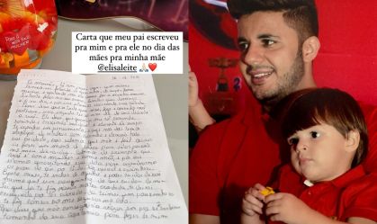 Carta de Cristiano Araújo narrava momentos de pai e filho; leia na íntegra