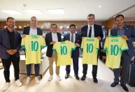 CBF recebe visita de executivos do Grupo City, dono do Bahia