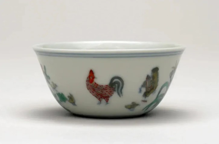 'Taça do Frango', dinastia Ming, reinado Chenghua, 1465-1487 • curadores do Museu Britânico