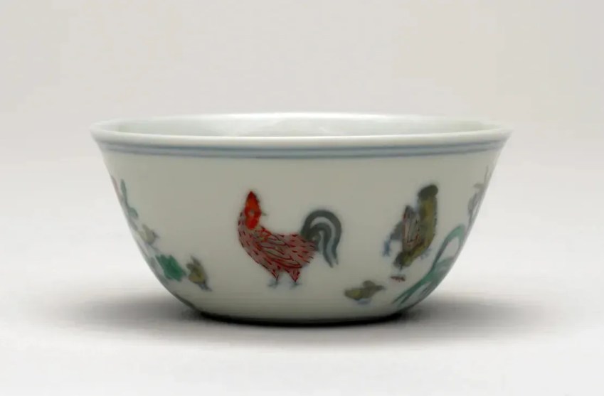 'Taça do Frango', dinastia Ming, reinado Chenghua, 1465-1487 • curadores do Museu Britânico