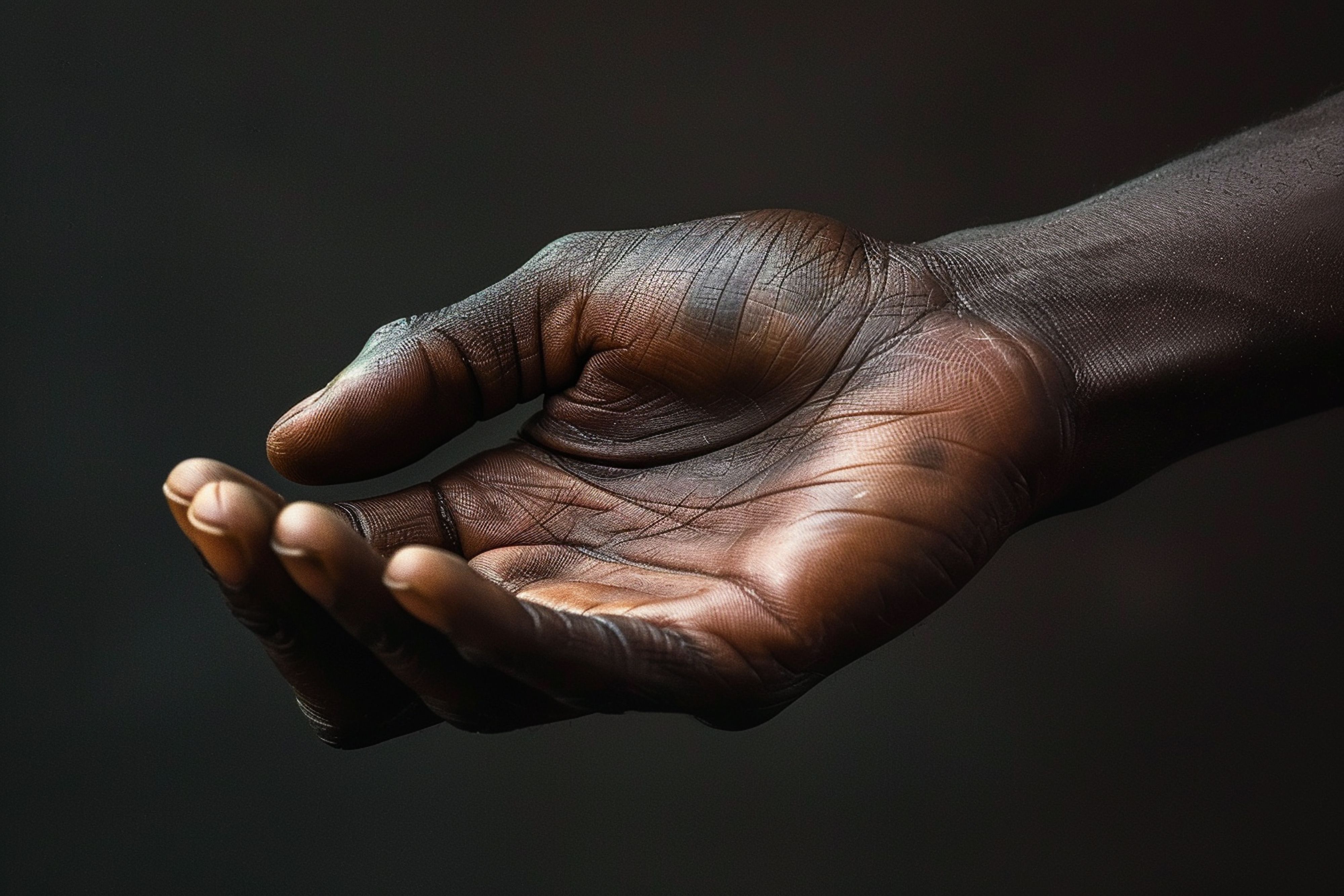 close-up-black-hand