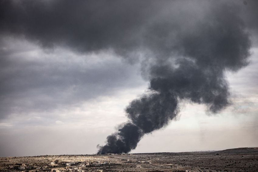 Rebeldes sírios lançam grande ataque contra forças do governo na província de Aleppo • Anas Alkharboutli/picture alliance/Getty Images via CNN Newsource