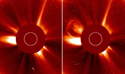 Nave espacial registra últimos momentos do cometa Halloween