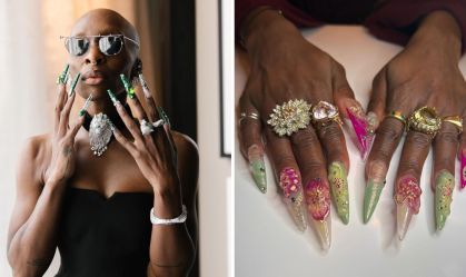 7 unhas maximalistas de Cynthia Erivo inspiradas em Elphaba, de "Wicked"