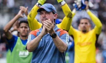 Fernando Diniz, treinador do Cruzeiro, após jogo contra o Corinthians
