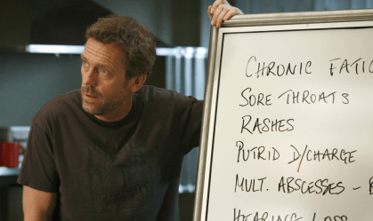 Hugh Laurie em "Dr. House"