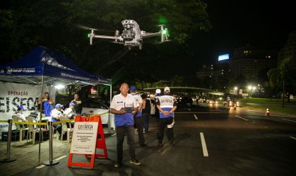 RJ terá drones para pegar 'fujões' de blitzes da Lei Seca
