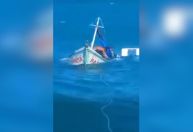 Vídeo: barco naufraga com quatro pessoas no PA; Marinha busca desaparecido