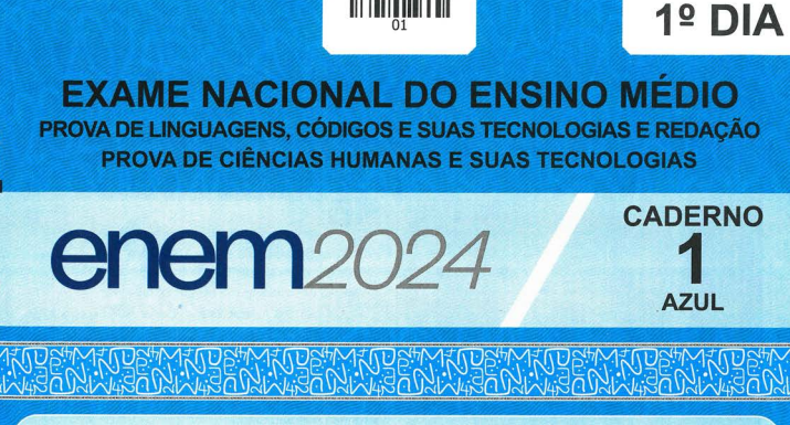 enem prova azul