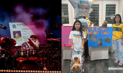 Eric Hernandez, irmão de Bruno Mars, foi recebido pelas filhas com capivaras e camisas do Brasil
