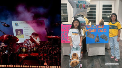 Eric Hernandez, irmão de Bruno Mars, foi recebido pelas filhas com capivaras e camisas do Brasil