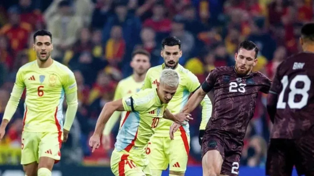 Espanha vence a Dinamarca pela Nations League