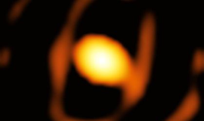 Image of the star WOH G64 taken by the VLTI