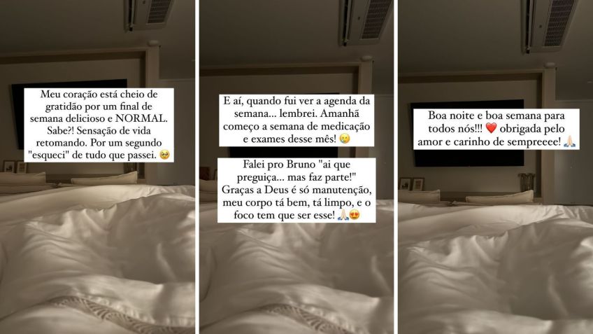 Fabiana Justus fala sobre nova rotina após tratamento contra leucemia • Instagram/Fabiana Justus