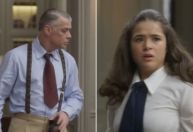 Maisa e Fábio Assunção "rosnam" em "Garota do Momento" e divertem web