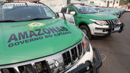 Viaturas da Polícia Militar do Amazonas