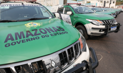 Viaturas da Polícia Militar do Amazonas