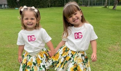 Virginia Fonseca mostra looks de filhas para festa de Mavie e explica ausência