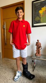 Bernardo é filho de Cristiano Araújo e Elisa Leite