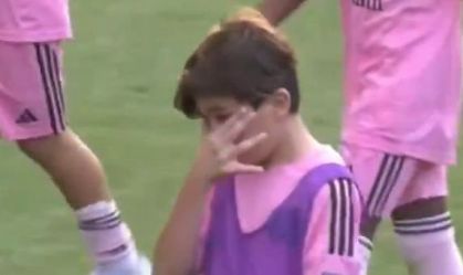 Filho de Messi chora após eliminação do Inter Miami em torneio de base; veja