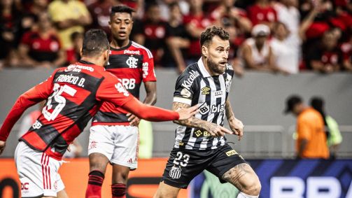 Santos venceu o Flamengo por 2 a 1 em jogo válido pela 31ª rodada do Campeonato Brasileiro de 2023