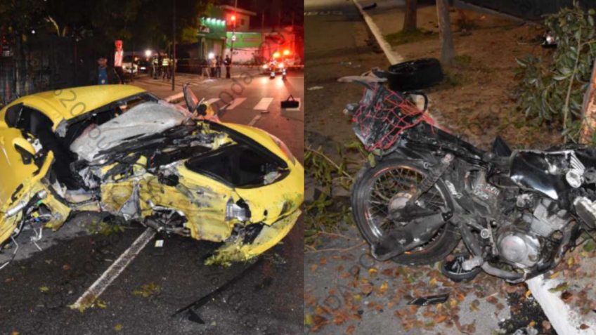Fotos de veículos envolvidos em acidente fatal • Reprodução