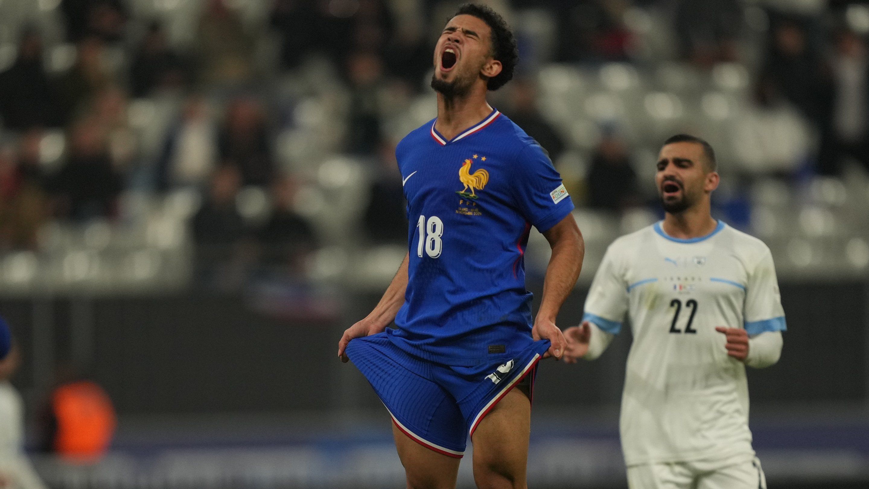França e Israel empataram por 0 a 0 no Stade de France, que bateu recorde negativo de público