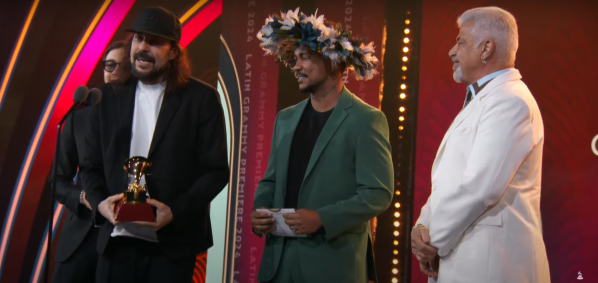 Brasileiros Gabriel O Pensador, Xamã e Lulu Santos ganharam na categoria "Melhor Interpretação Urbana em Língua Portuguesa" com a música “Cachimbo da Paz 2”