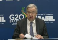 Secretário-geral da ONU diz no G20 que "fracasso na COP29 não é uma opção"