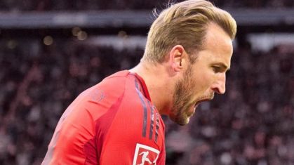 Harry Kane comemora gol contra o Union Berlin