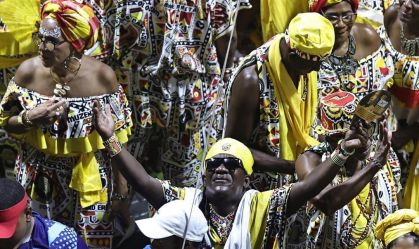 Desfile do Ilê Ayê no Carnaval 2024