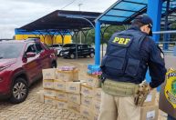 Caixas de chocolate suíço utilizadas para armazenas maconha são aprendidas pela PRF