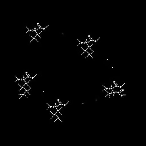 Solução para um quebra-cabeça cósmico de 2023, decodificada por uma equipe de pai e filha, contém uma imagem de cinco aminoácidos • A Sign in Space via CNN Newsource