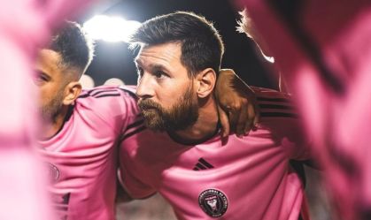 Messi antes de jogo contra o Atlanta United pela MLS