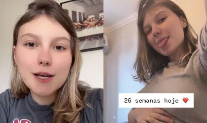 Isabel Veloso completa 26 semanas e reflete sobre amamentação: "Importante"