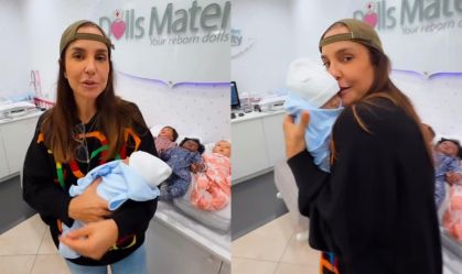 Ivete Sangalo vai para os EUA montar enxoval de amiga; veja foto