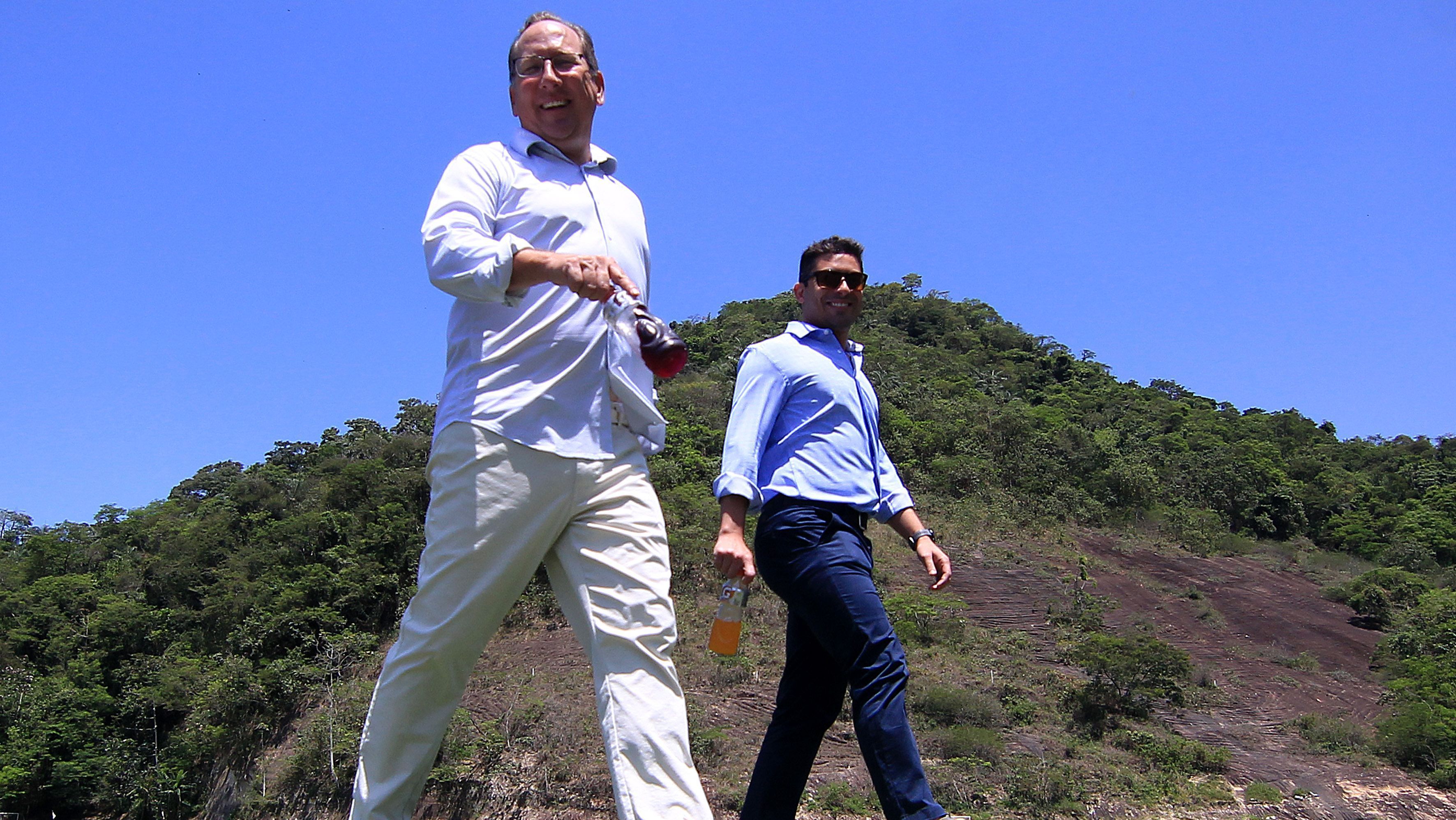 John Textor, dono da SAF do Botafogo, e Thairo Arruda, CEO do Botafogo