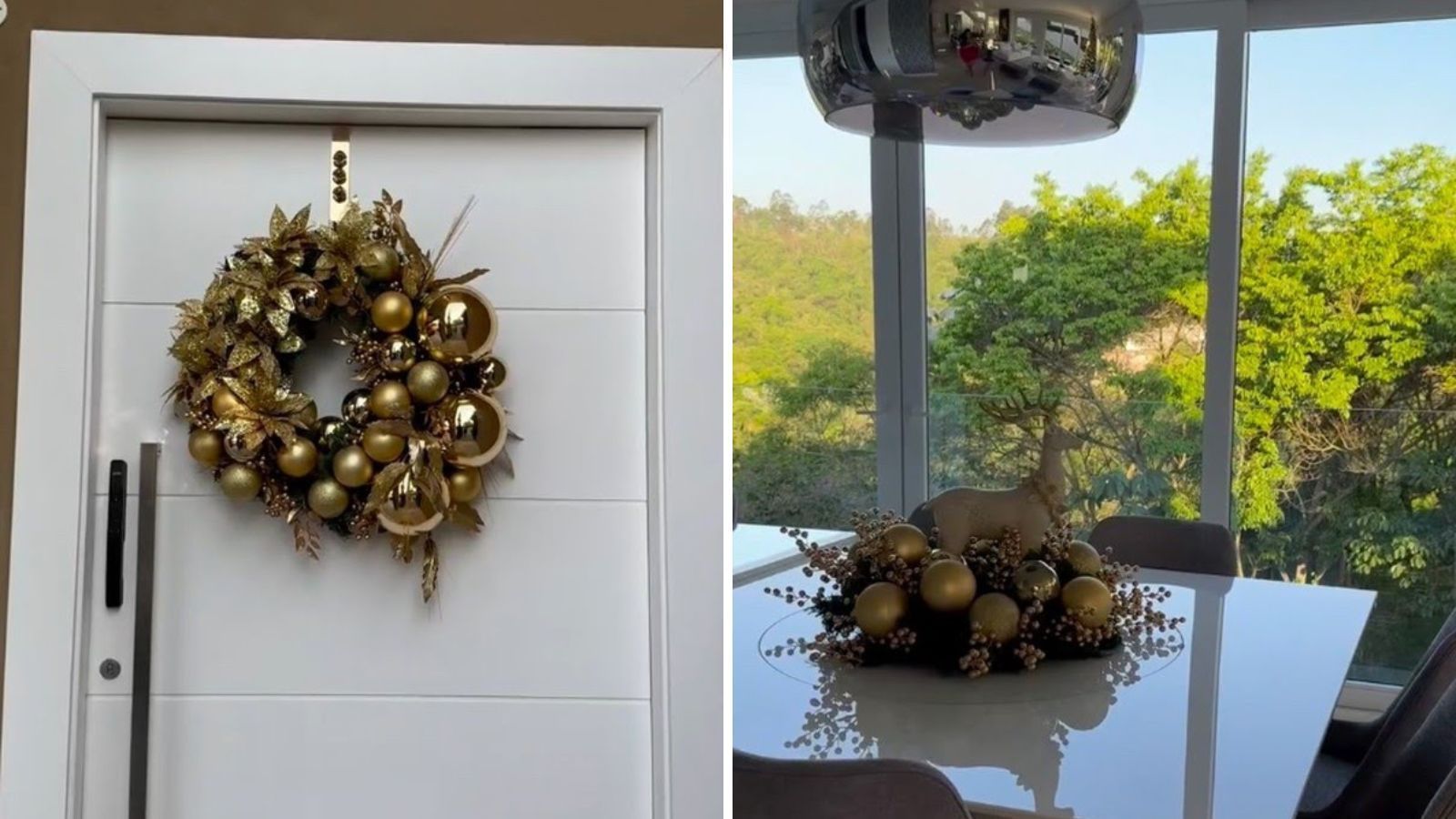 Juju Salimeni mostra decoração de Natal • Instagram/Juju Salimeni